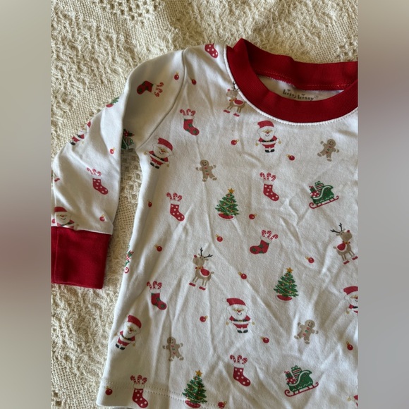 Kissy Kissy Pima Cotton Christmas Pajama Set Size 12-18 mths - Picture 2 of 6